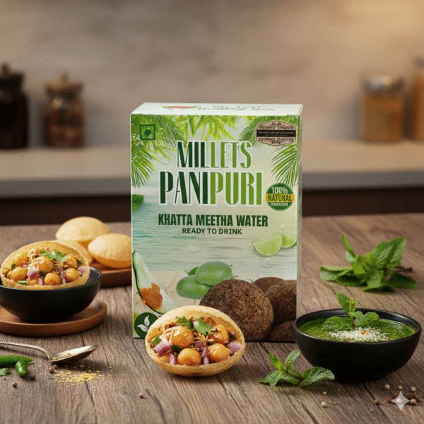 Millets Panipuri Khatta Meetha Water