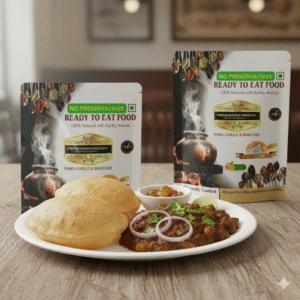 Ready to eat Pindi Chole & Bhature