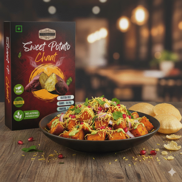 Sweet Potato Chaat Roasted Flavour
