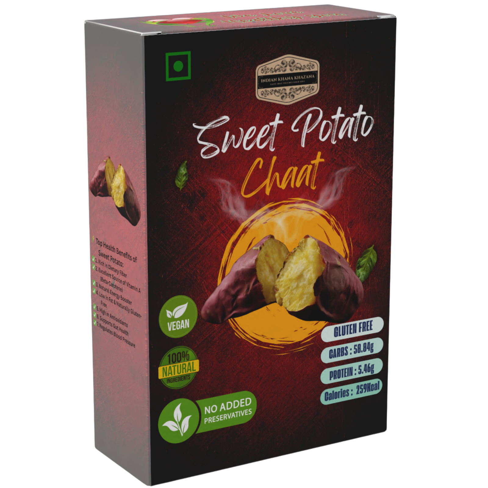 Sweet Potato Chaat Roasted 200gms X2=400gms - Image 2