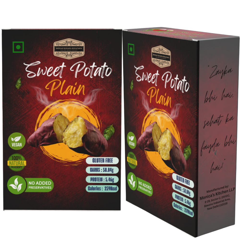 Sweet Potato Plain Roasted 200gms X2=400gms
